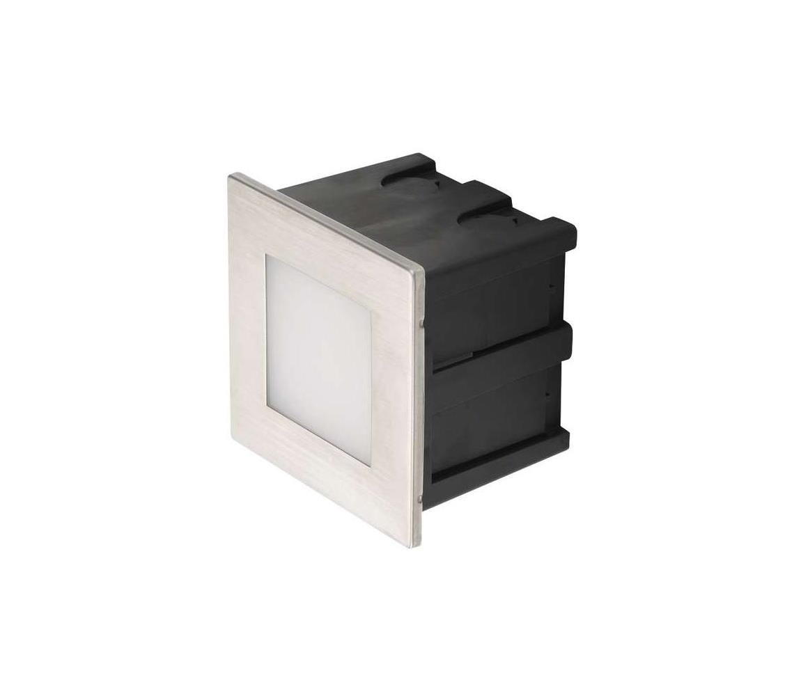 Vonkajšie orientačné zapustené LED svietidlo BUILT-IN, 1,5 W, 3000 K, IP65 ZC0109