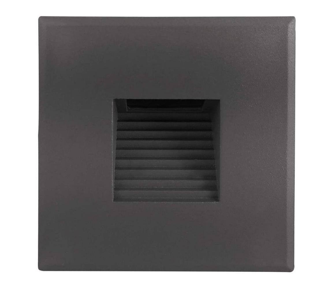 Greenlux Vonkajšie schodiskové svietidlo DECENTLY LED/1,5W/230V IP44 antracit