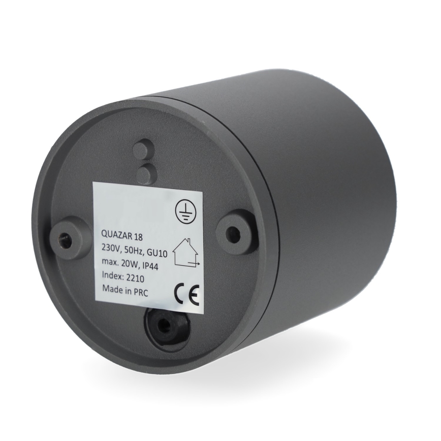 Vonkajšie stropné svietidlo QUAZAR 1xGU10/20W/230V IP44
