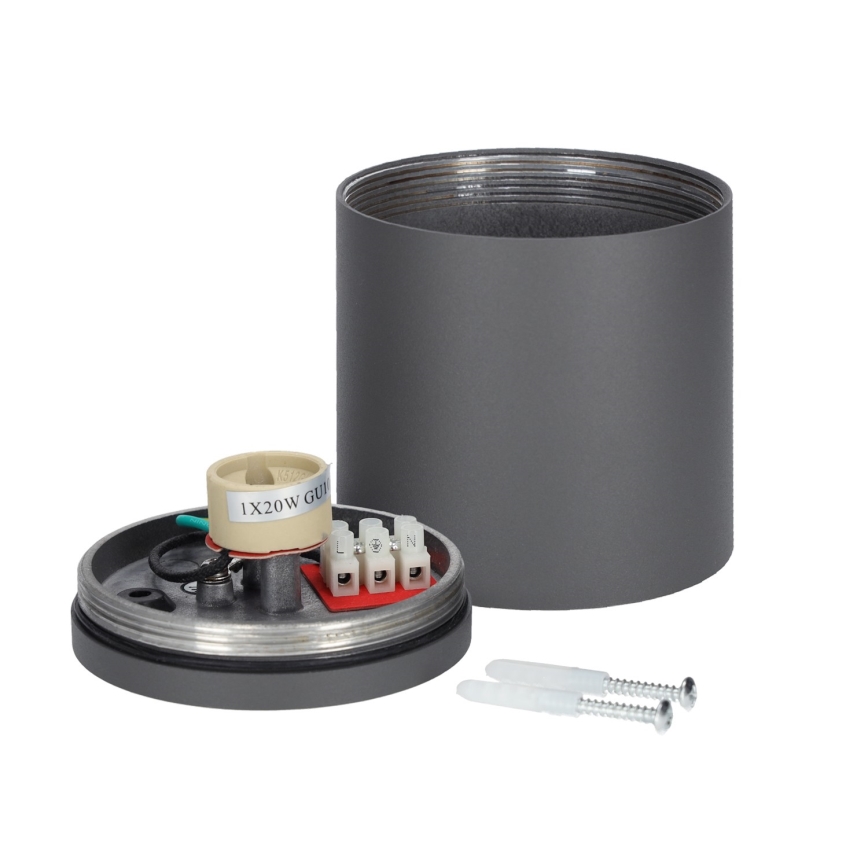 Vonkajšie stropné svietidlo QUAZAR 1xGU10/20W/230V IP44