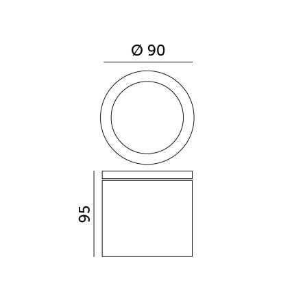 Vonkajšie stropné svietidlo QUAZAR 1xGU10/20W/230V IP44