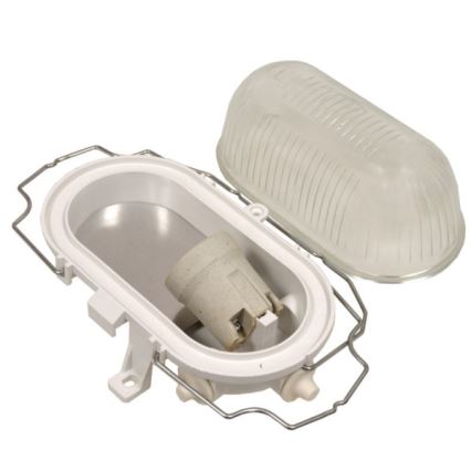 Vonkajšie stropné svietidlo RADUS 1xE27/60W/230V IP54 biele