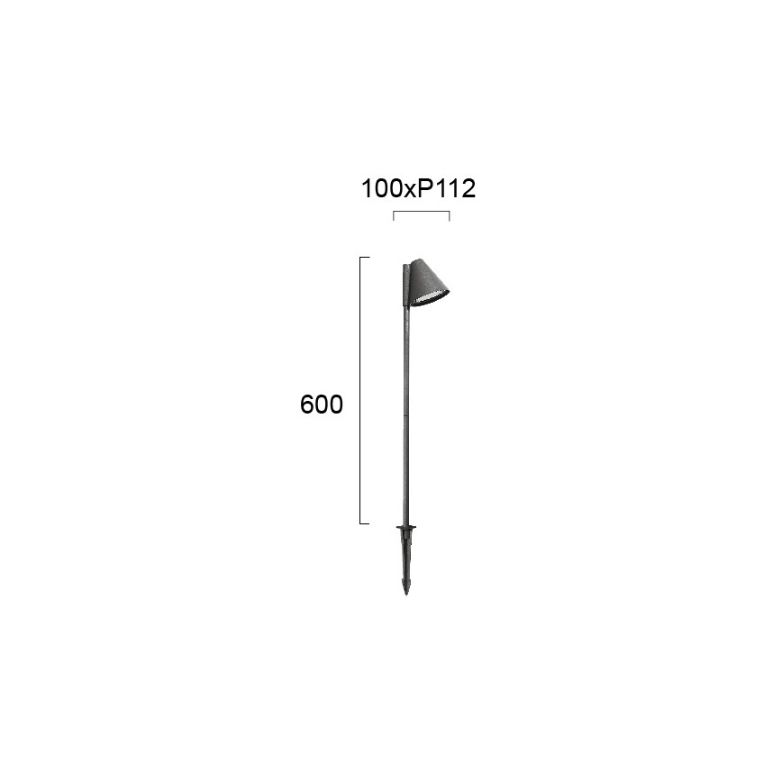 Vonkajšie svietidlo GILBERT 1xGU10/20W/230V IP65 antracit