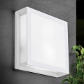 Vonkajšie svietidlo HENRY 2xE27/15W/230V 26x26 cm IP44 biele