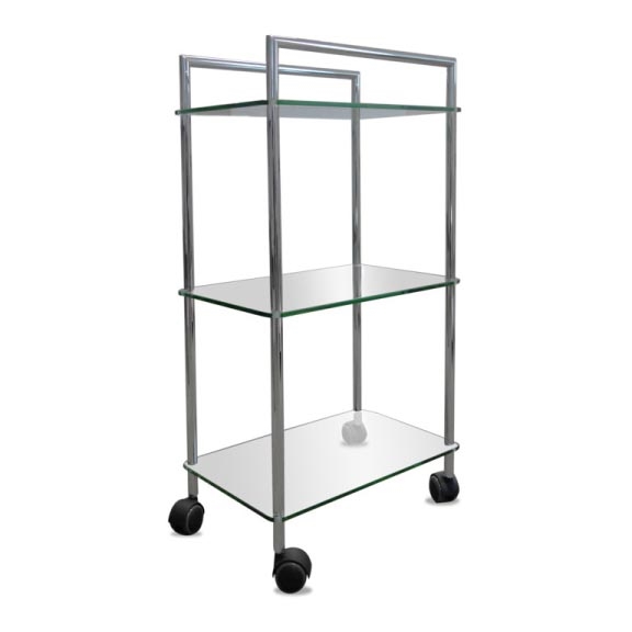 Vozík 45x82 cm strieborný