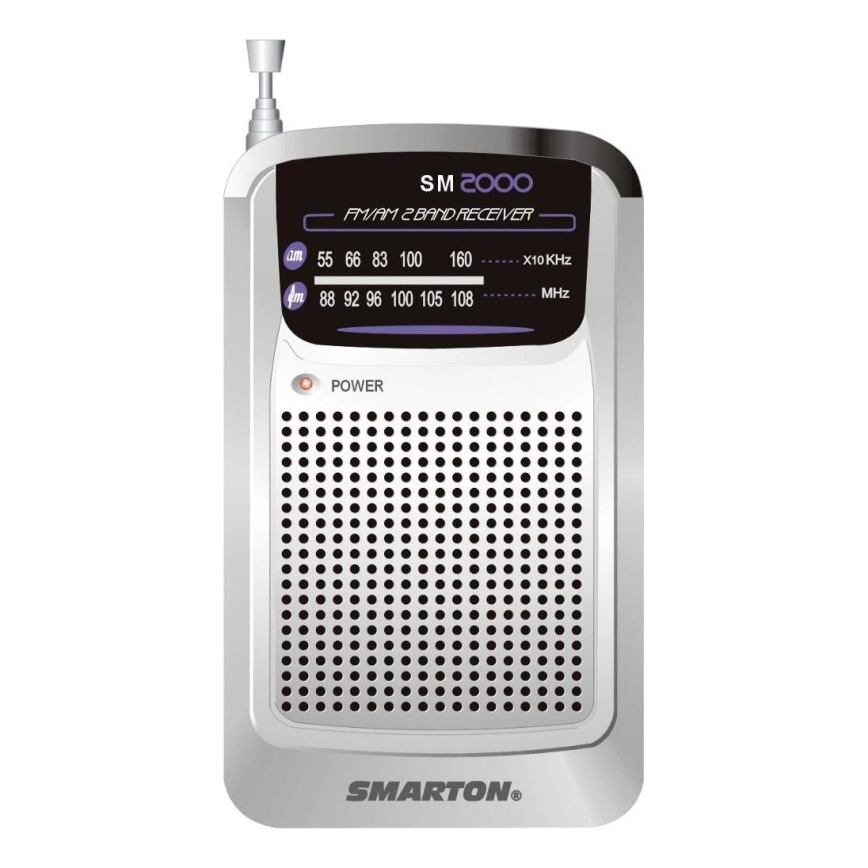 Vreckové FM/AM rádio 2xAAA