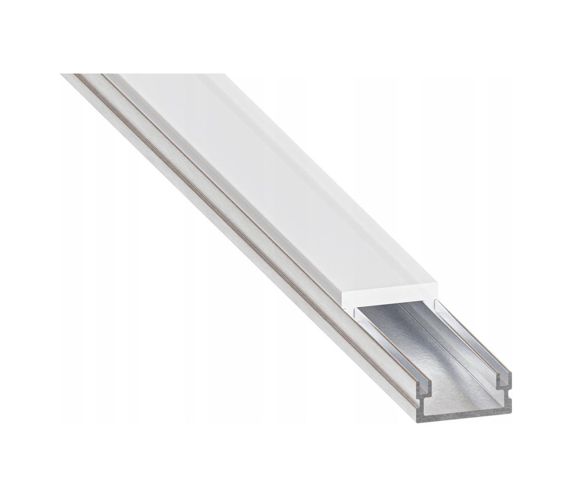 SmartLED Vstavaný profil pre LED pásy 1 m strieborný/biely 7574