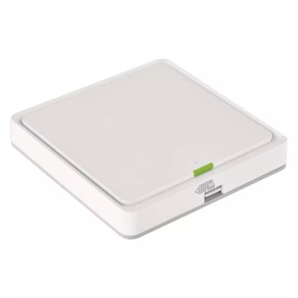 Vypínač 1-tlačidlový GoSmart 1xCR2430 Tuya biela