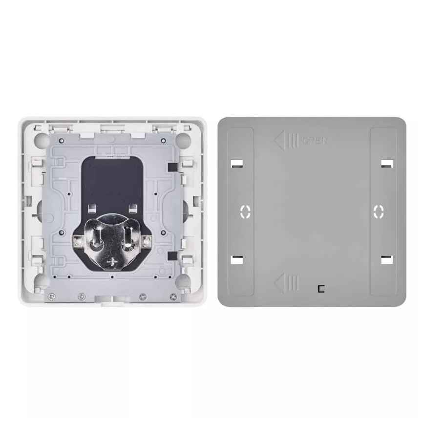 Vypínač 4-tlačidlový GoSmart 1xCR2430 Tuya biela