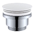 Výpusť do umývadla RODBY, priemer 6,6 cm, biela