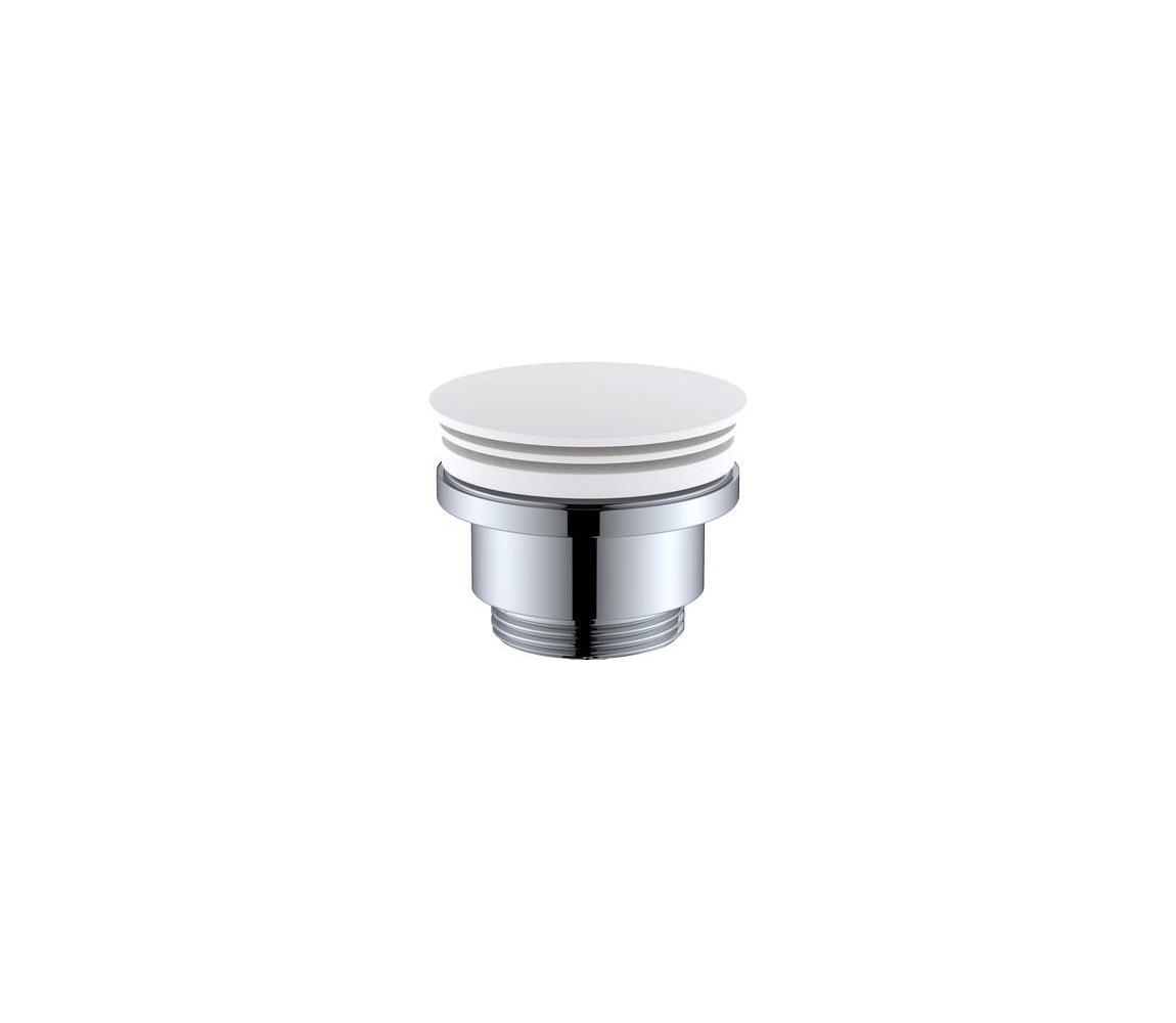 BATH DELUXE Výpusť do umývadla RODBY, priemer 6,6 cm, biela 33-004-05-01-04