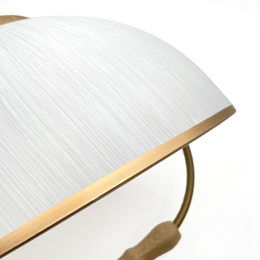 Výsuvný luster RAMONA 1xE27/60W/230V hnedá/biela/dub