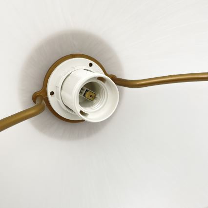 Výsuvný luster RAMONA 1xE27/60W/230V hnedá/biela/dub