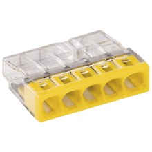 WAGO 2273-205 - Spojovacia krabicová svorka COMPACT 5x2,5 450V žltá