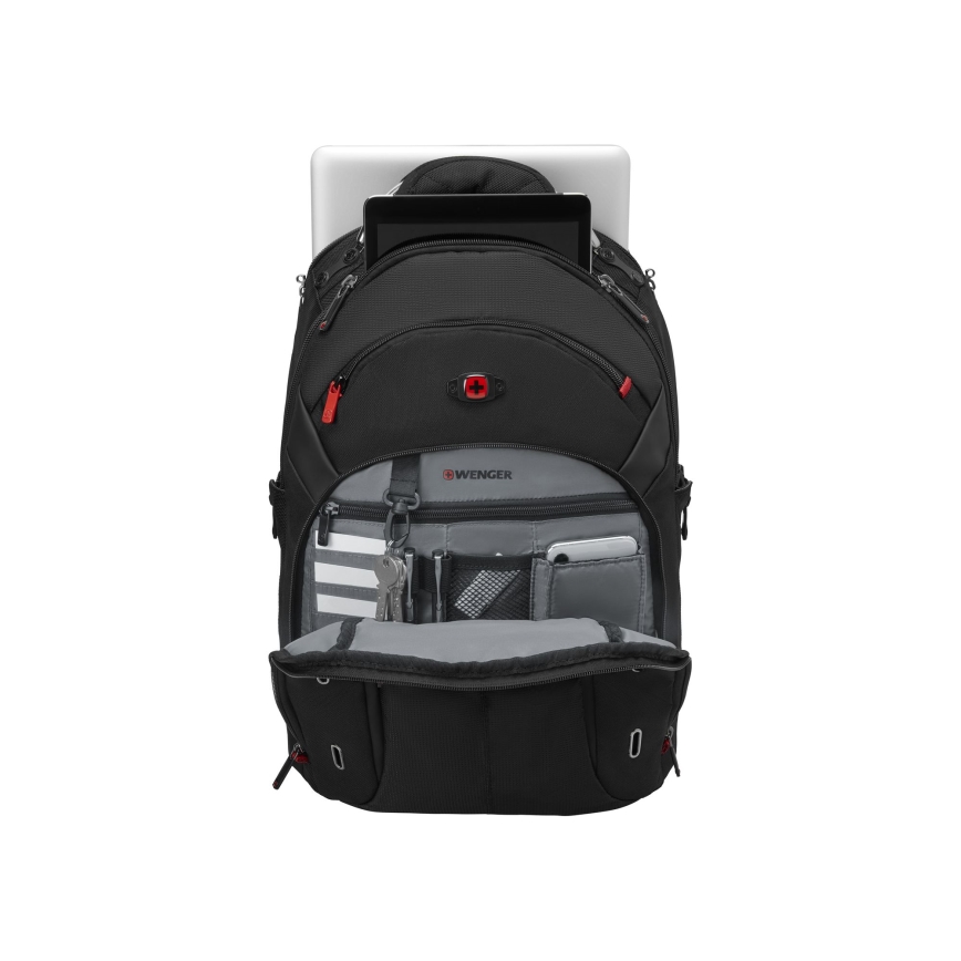 Wenger - Batoh na notebook 20 l 15" s vreckom na tablet 10" Gigabyte čierna