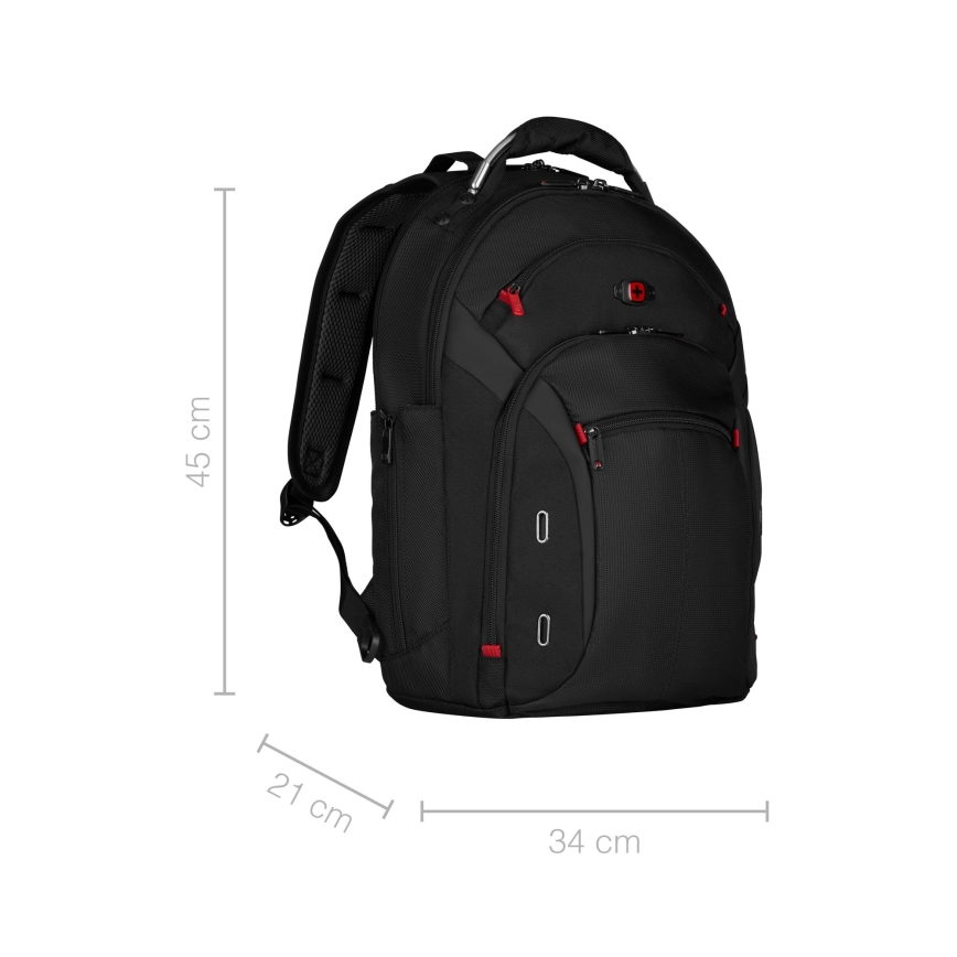Wenger - Batoh na notebook 20 l 15" s vreckom na tablet 10" Gigabyte čierna
