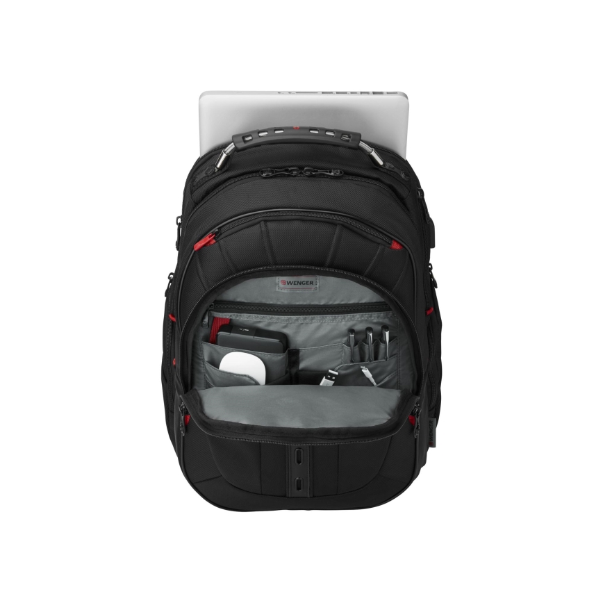 Wenger - Batoh na notebook 25 l 16" s vreckom na tablet 10" Pegasus Deluxe čierna