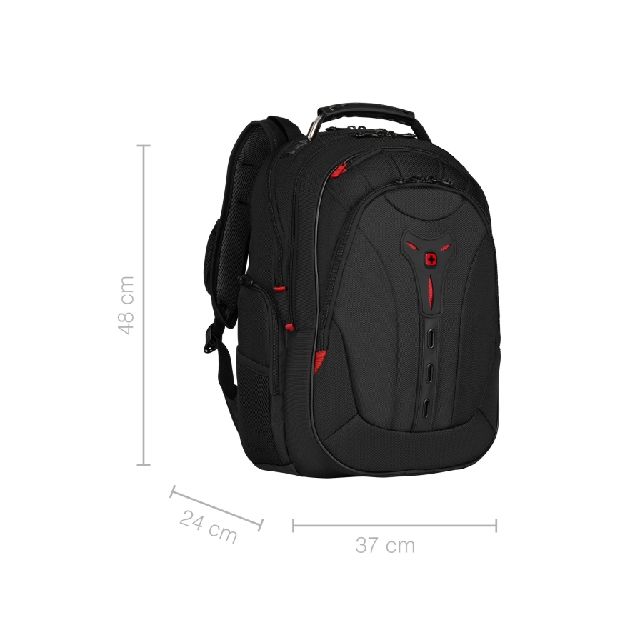 Wenger - Batoh na notebook 25 l 16" s vreckom na tablet 10" Pegasus Deluxe čierna
