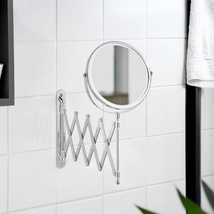 WENKO 15165100 - Kozmetické zrkadlo EXCLUSIVE 19x38,5 cm lesklý chróm
