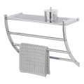 WENKO 15578100 - Stojan na uteráky PESCARA 56x46 cm lesklý chróm
