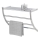 WENKO 15578100 - Stojan na uteráky PESCARA 56x46 cm lesklý chróm