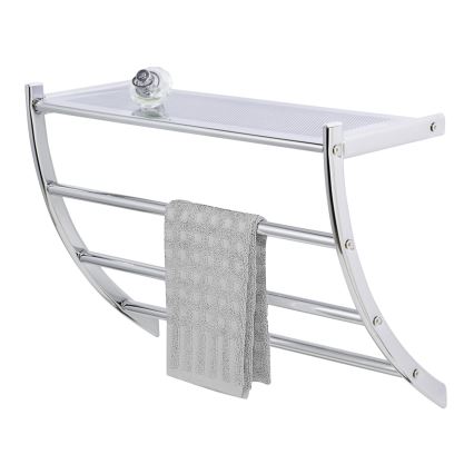 WENKO 15578100 - Stojan na uteráky PESCARA 56x46 cm lesklý chróm