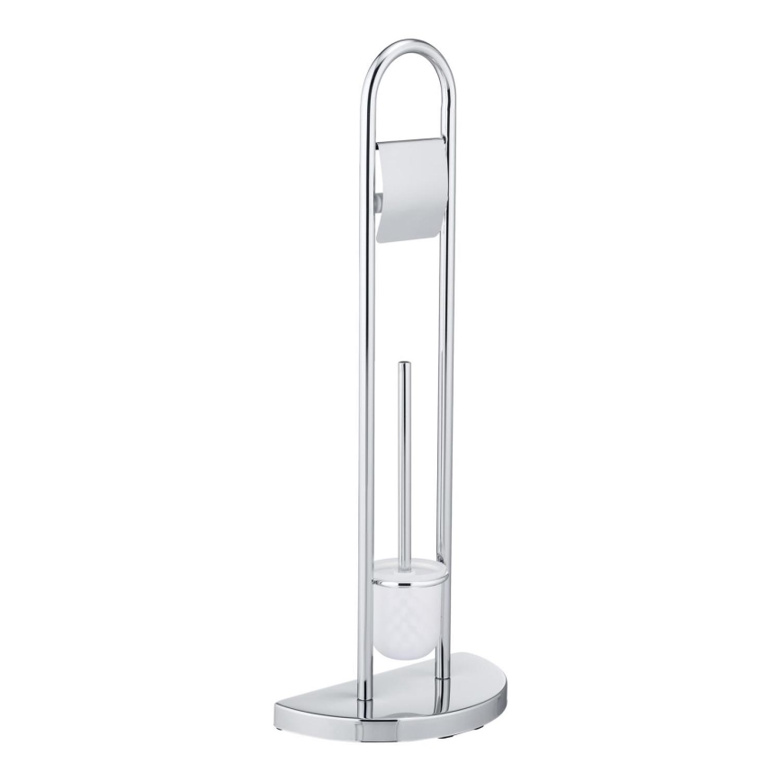 WENKO 16608100 - WC kefa COSENZA 33x84 cm lesklý chróm/satén