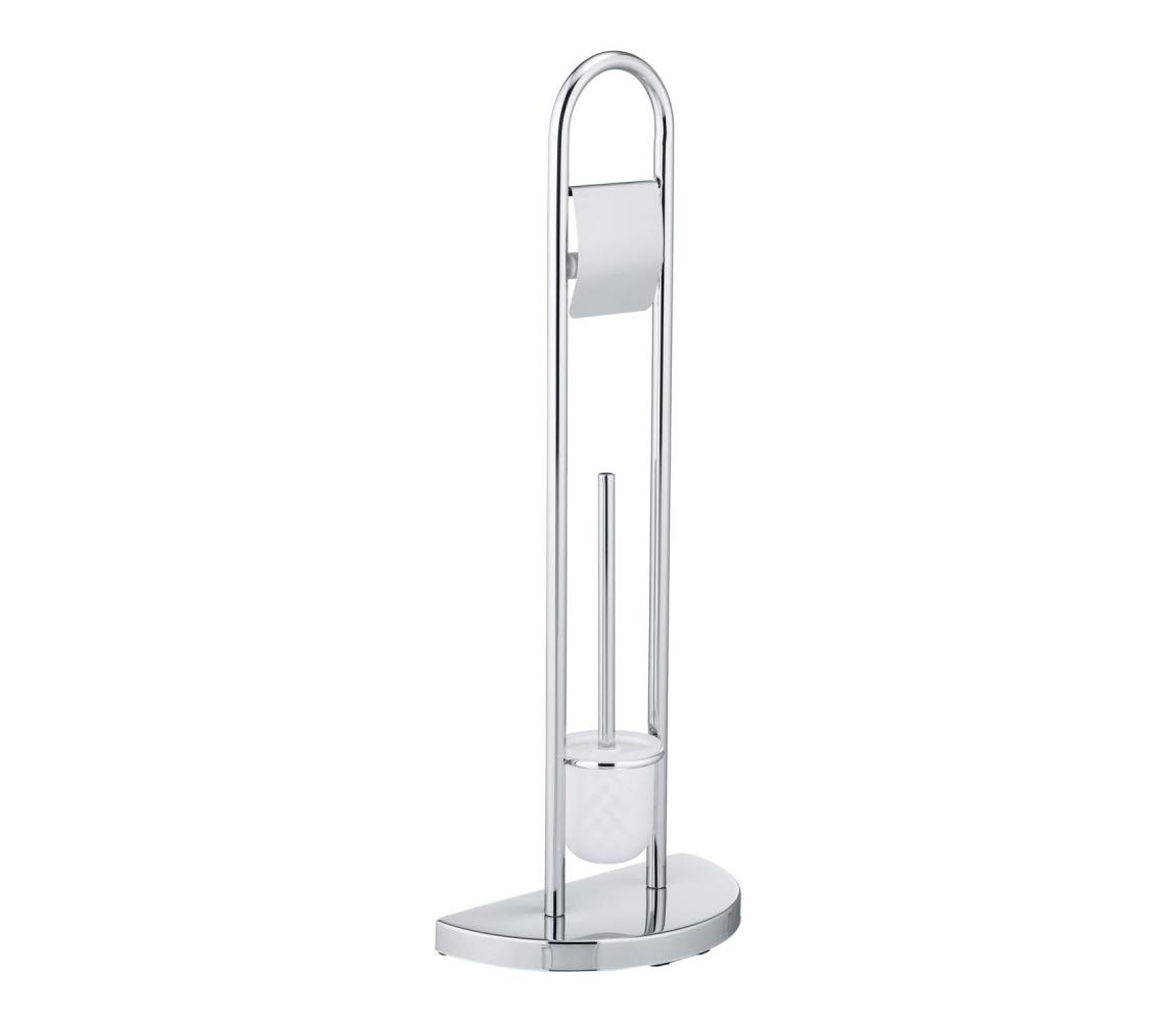 WENKO 16608100 - WC kefa COSENZA 33x84 cm lesklý chróm/satén 16608100