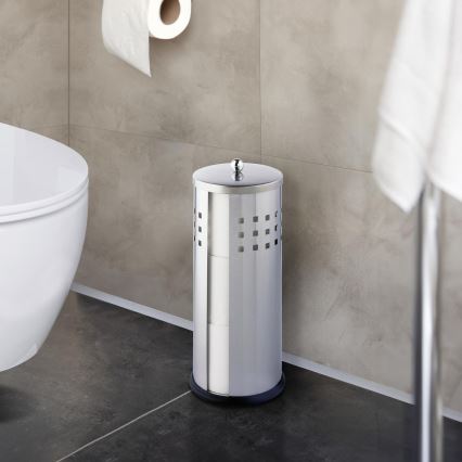 WENKO 16636100 - Držiak toaletného papiera ANCONA 13x34 cm nerezový/strieborný