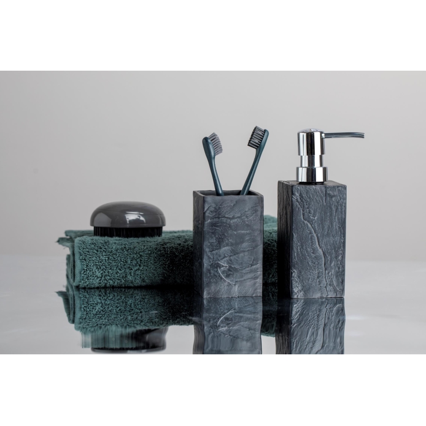 WENKO 17920100 - Kelímok SLATE ROCK 6,4x10,5 cm antracit