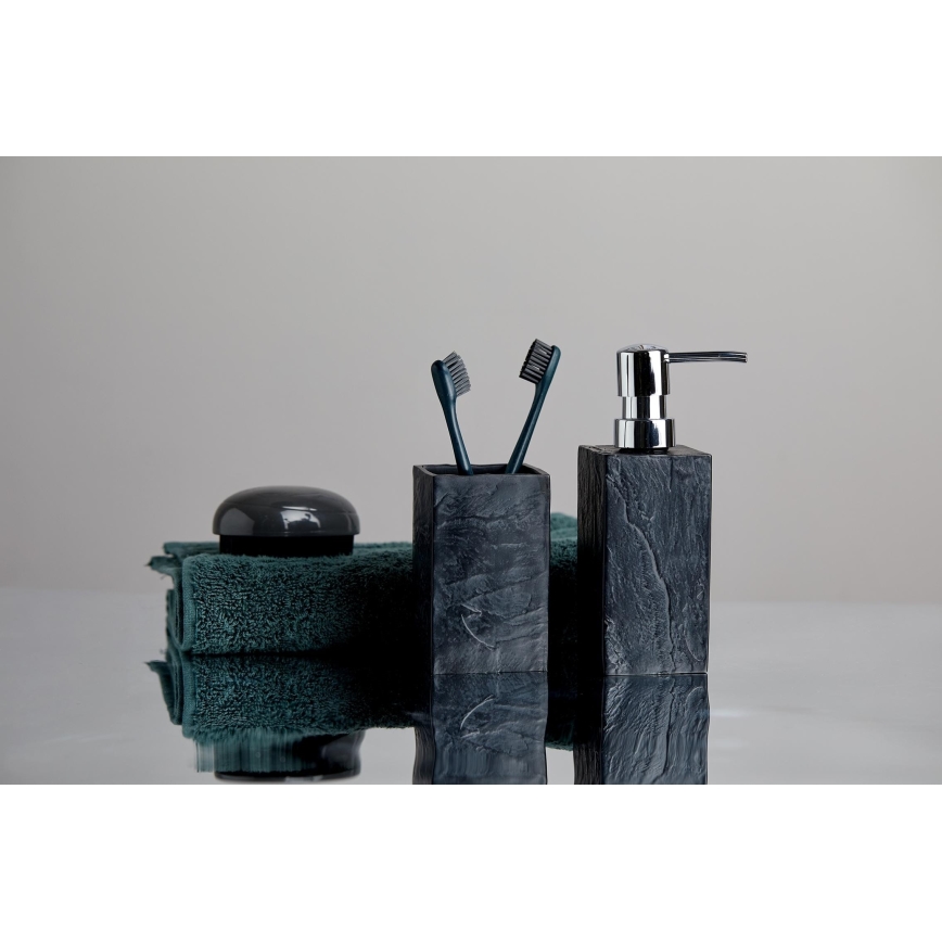 WENKO 17921100 - Dávkovač mydla SLATE ROCK 250 ml antracit