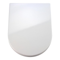 WENKO 18396100-WC sedátko PALMA 46,5x35,7 cm biela/strieborná