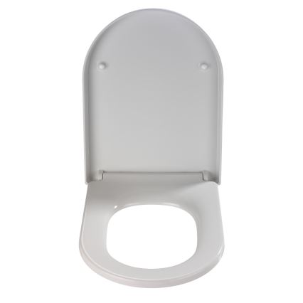 WENKO 18396100-WC sedátko PALMA 46,5x35,7 cm biela/strieborná