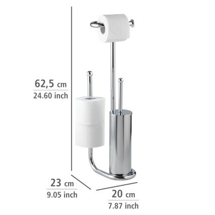 WENKO 18730100 - WC kefa UNIVERSALO 20x62,5 cm lesklý chróm