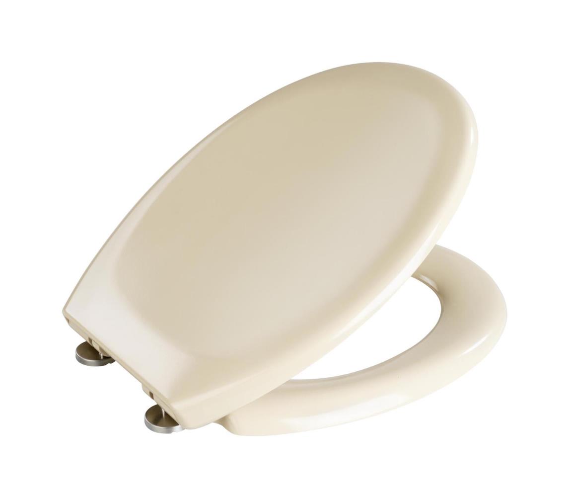 WENKO 18760100-WC sedadlo OTTANA 37,5x44,5 cm béžové/strieborné 18760100