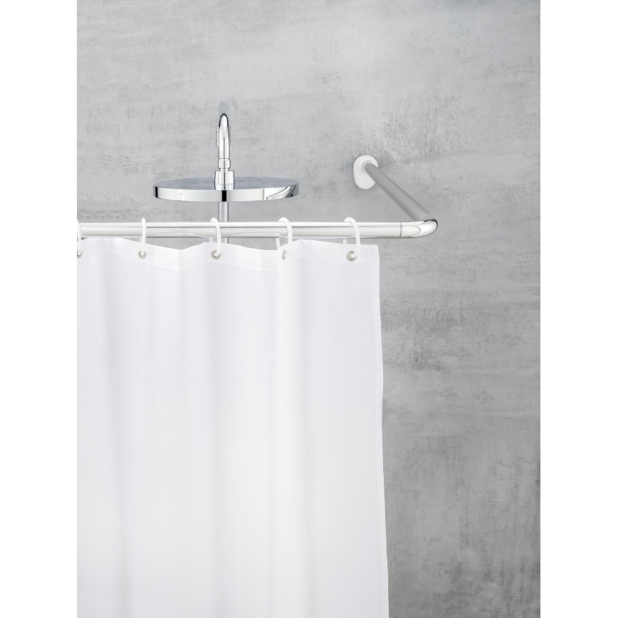 WENKO 19218100 - Tyč UNIVERSAL 2,5x2,5 cm chróm/biela