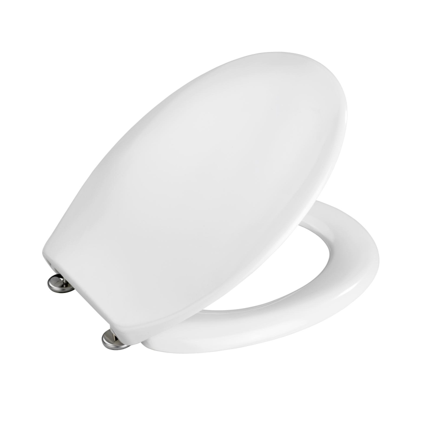 WENKO 19539100-WC sedadlo VIGONE 37,5x45 cm biela/strieborná