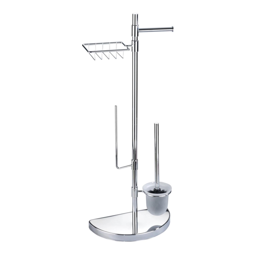 WENKO 196022500 - Toaletné centrum SPACE MARVEL 34 x 84,5 cm strieborná/satén
