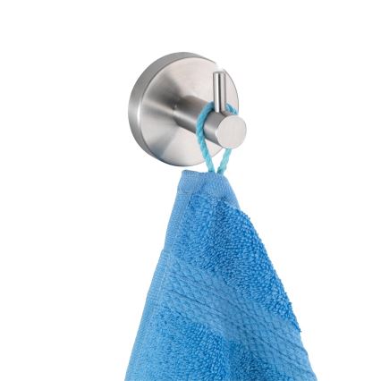 WENKO 19621100 - Háčik BOSIO MATT 5,5x5,5 cm nerez/strieborný