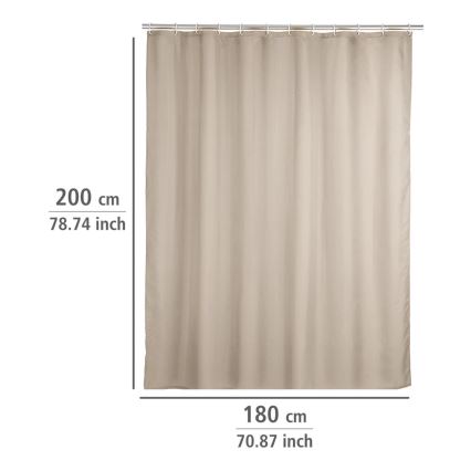WENKO 20045100 - Sprchový záves 180x200 cm béžový