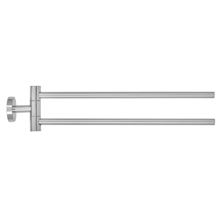 WENKO 20213100 - Držiak uterákov BOSIO SHINE 43x9 cm nerez/strieborný