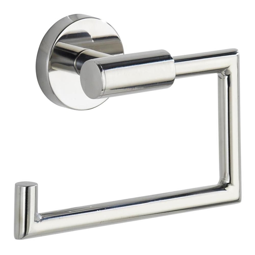 WENKO 20216100 - Držiak toaletného papiera BOSIO SHINE 15x10,5 cm nerezový/strieborný