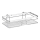 WENKO 20409100-Polica PREMIUM nerezová oceľ 24x13,5 cm nerez/strieborná