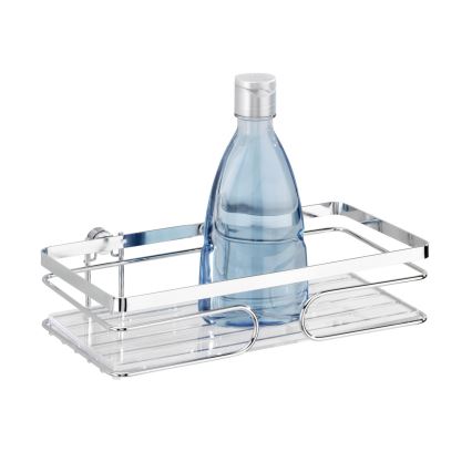 WENKO 20409100-Polica PREMIUM nerezová oceľ 24x13,5 cm nerez/strieborná