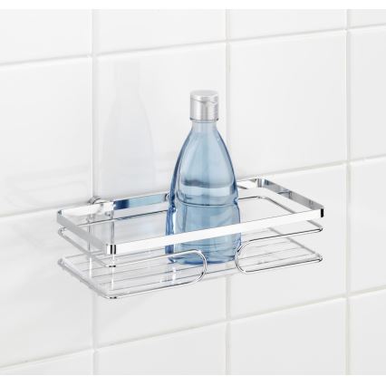 WENKO 20409100-Polica PREMIUM nerezová oceľ 24x13,5 cm nerez/strieborná