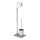 WENKO 20604100 - WC kefa GRANIT 23x73,5 cm nerez/satén/sivá