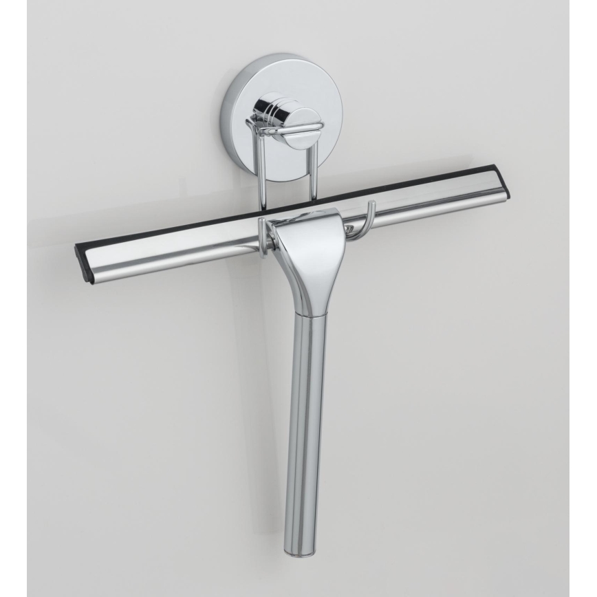 WENKO 20877100-Stierka VACUUM-LOC RUND STAH 24,5x25 cm nerez/lesk. chróm/strieborná