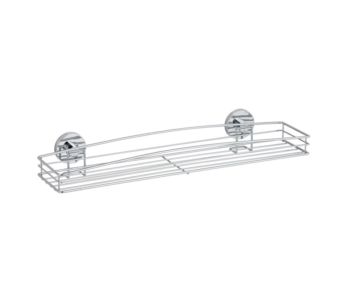 WENKO 20884100-Polica VACUUM-LOC MILAZZO 51x15,2 cm lesklý chróm 20884100