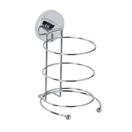 WENKO 20896100-Držiak na fén VACUUM-LOC MILAZZO 12x17 cm lesklý chróm