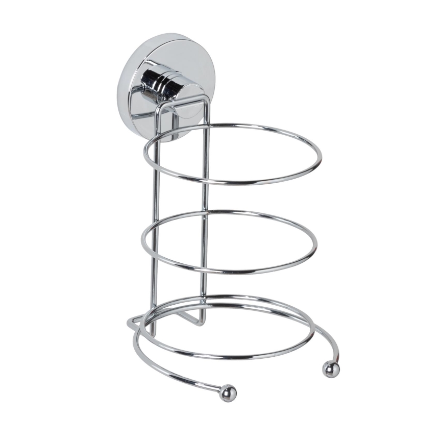WENKO 20896100-Držiak na fén VACUUM-LOC MILAZZO 12x17 cm lesklý chróm